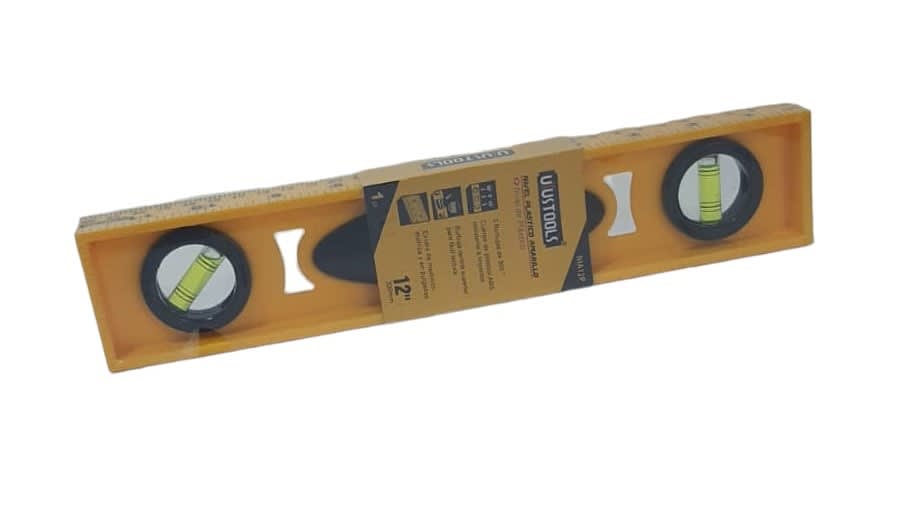 Nivel de agua 12'' plastico amarillo Uyustools3
