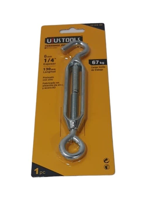 Tensor zinc de cable a+c 1/4'' Uyustools 1