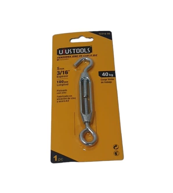 Tensor zinc de cable o+c 3/16'' Uyustools1
