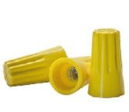 Conector conico E44 Amarillo x unidad3