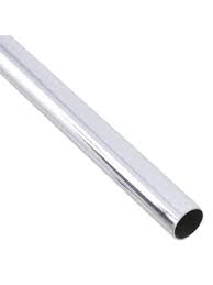 Barra para cortina española cromada lisa 12mmx1.5m2