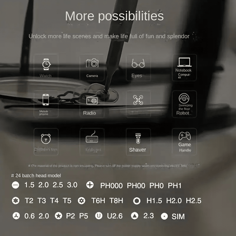 Juego de destornilladores precisión 24 pzas2