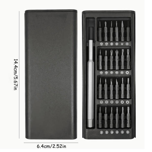 Juego de destornilladores precisión 24 pzas 0
