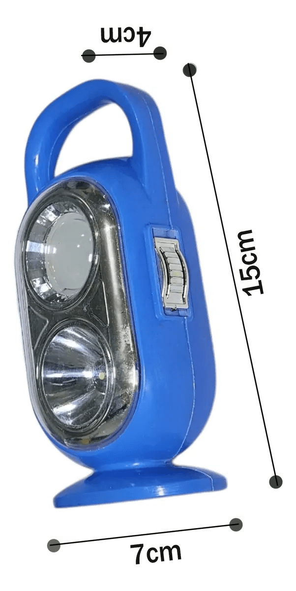 Linterna mano camping a pilas 2 modos luz2