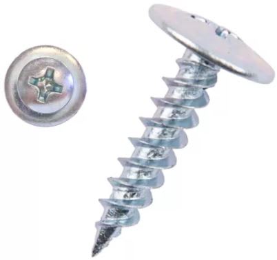 Tornillo cabeza lenteja 8x3/4'' punta fina 1 unidad 0