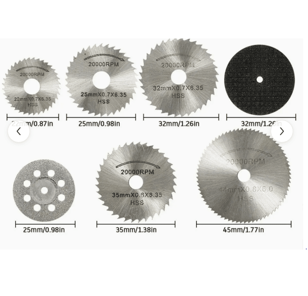 Set mini hojas sierra dremel 30 pzas2