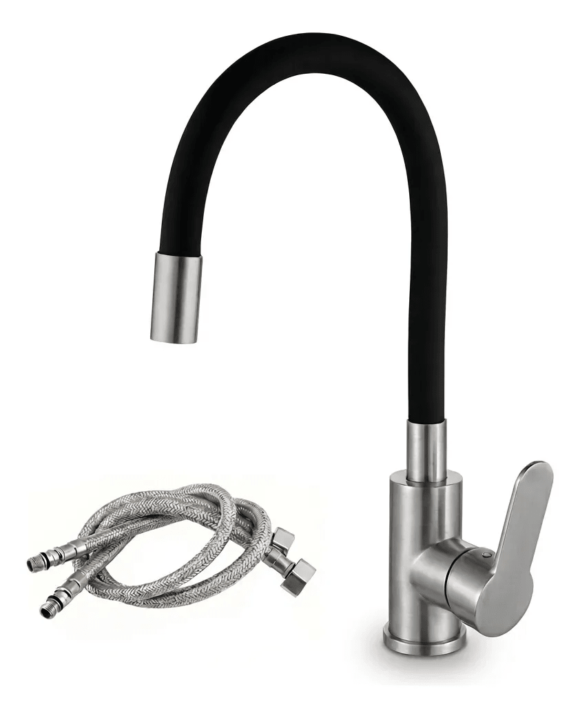Monomando lavaplatos flexible 360° negro (exhibicion 45) 0
