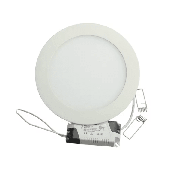 Panel Led embutido redondo 18w 3000k luz calida 0