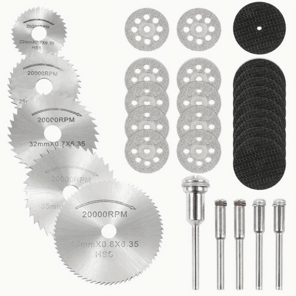 Set mini hojas sierra dremel 30 pzas 0