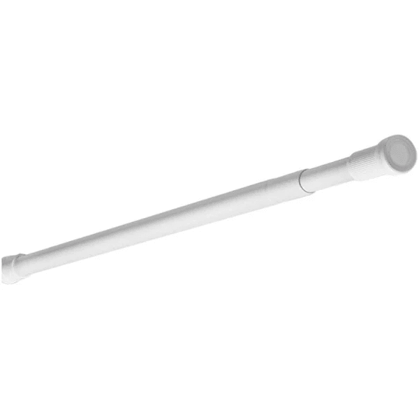 Barra de ducha extensible blanco 75 a 130 cm2