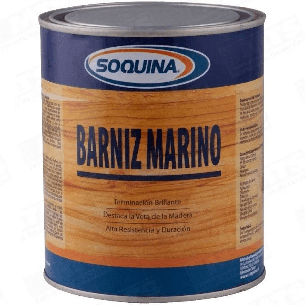 Barniz marino alerce 1/4 gl. Soquina1