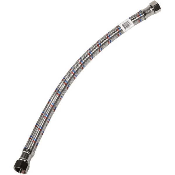 Flexible de agua 1/2x1/2'' HI-HE 40 cm 1 unidad 0