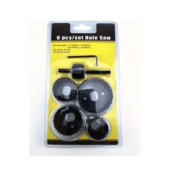 Set sierra copa madera 6 pzas Valprik 1