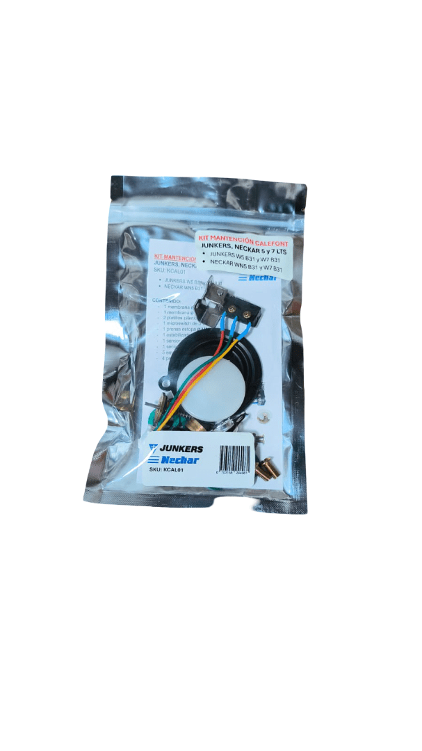 Kit mantencion calefon junker neckar 5 y 7 litros 1