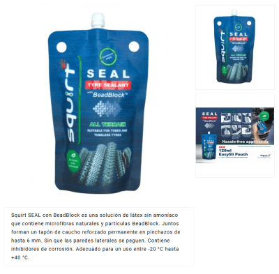 LIQUIDO TUBULAR SQUIRT SACHET