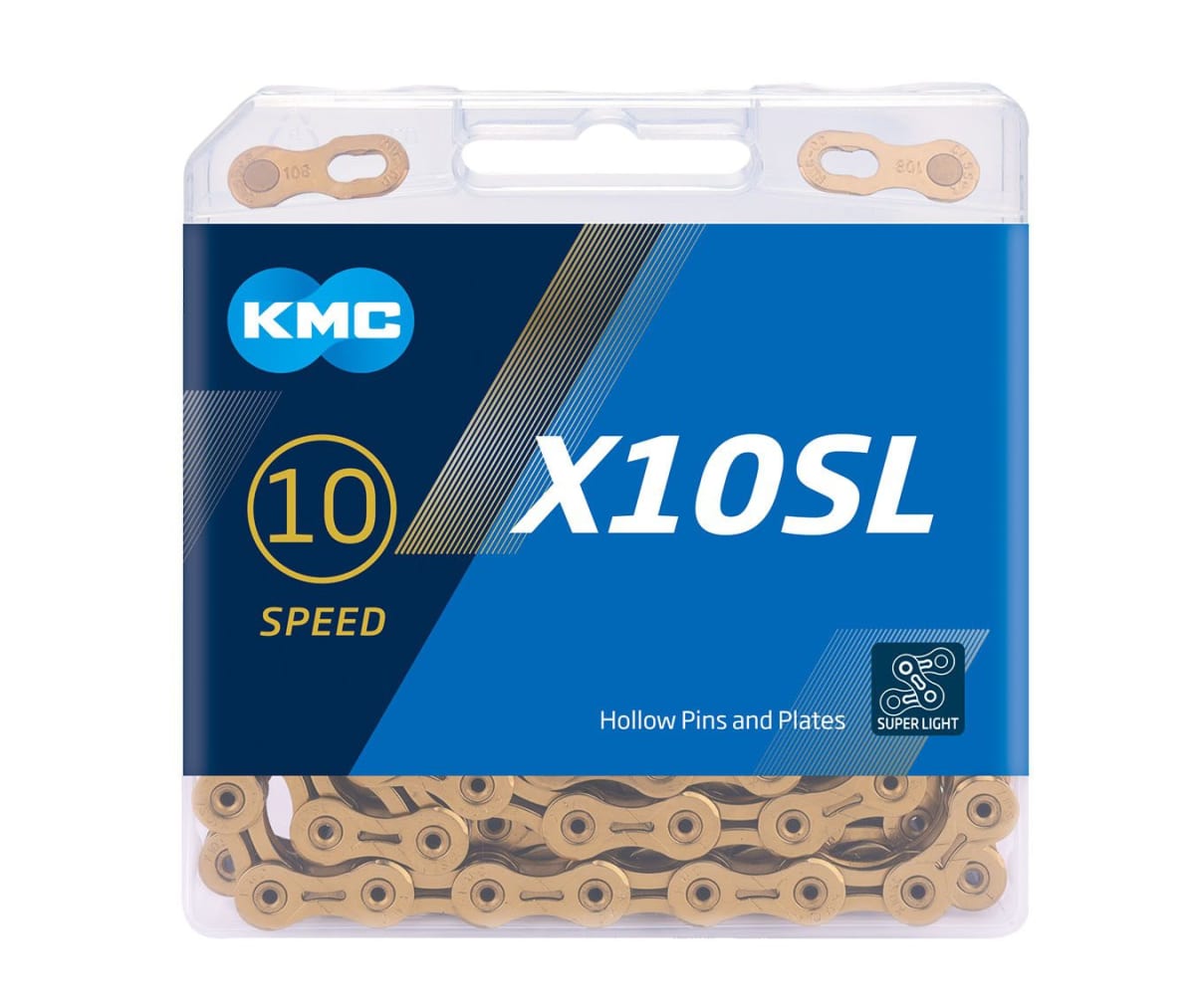 CADENA X10SL  SUPER LIGHT GOLD1