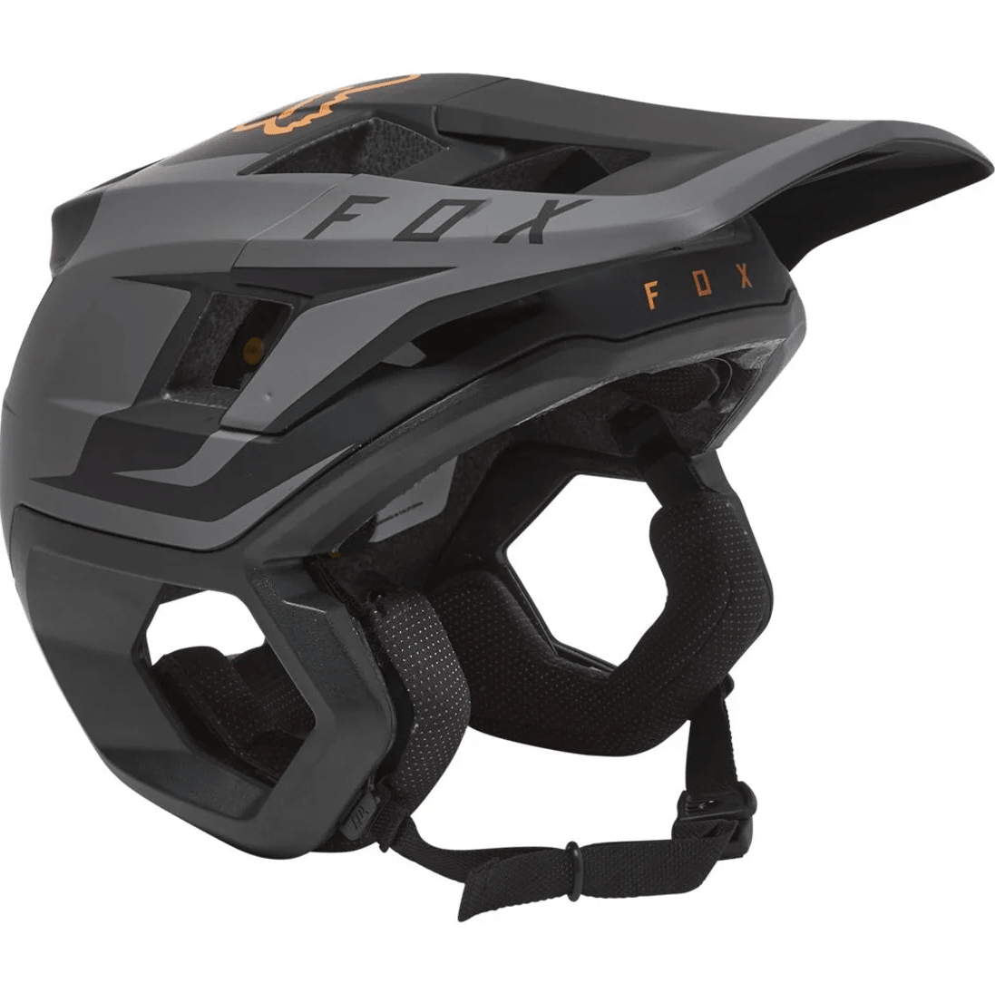 CASCO FOX DROPFRAME PRO NEGRO/DORADO1