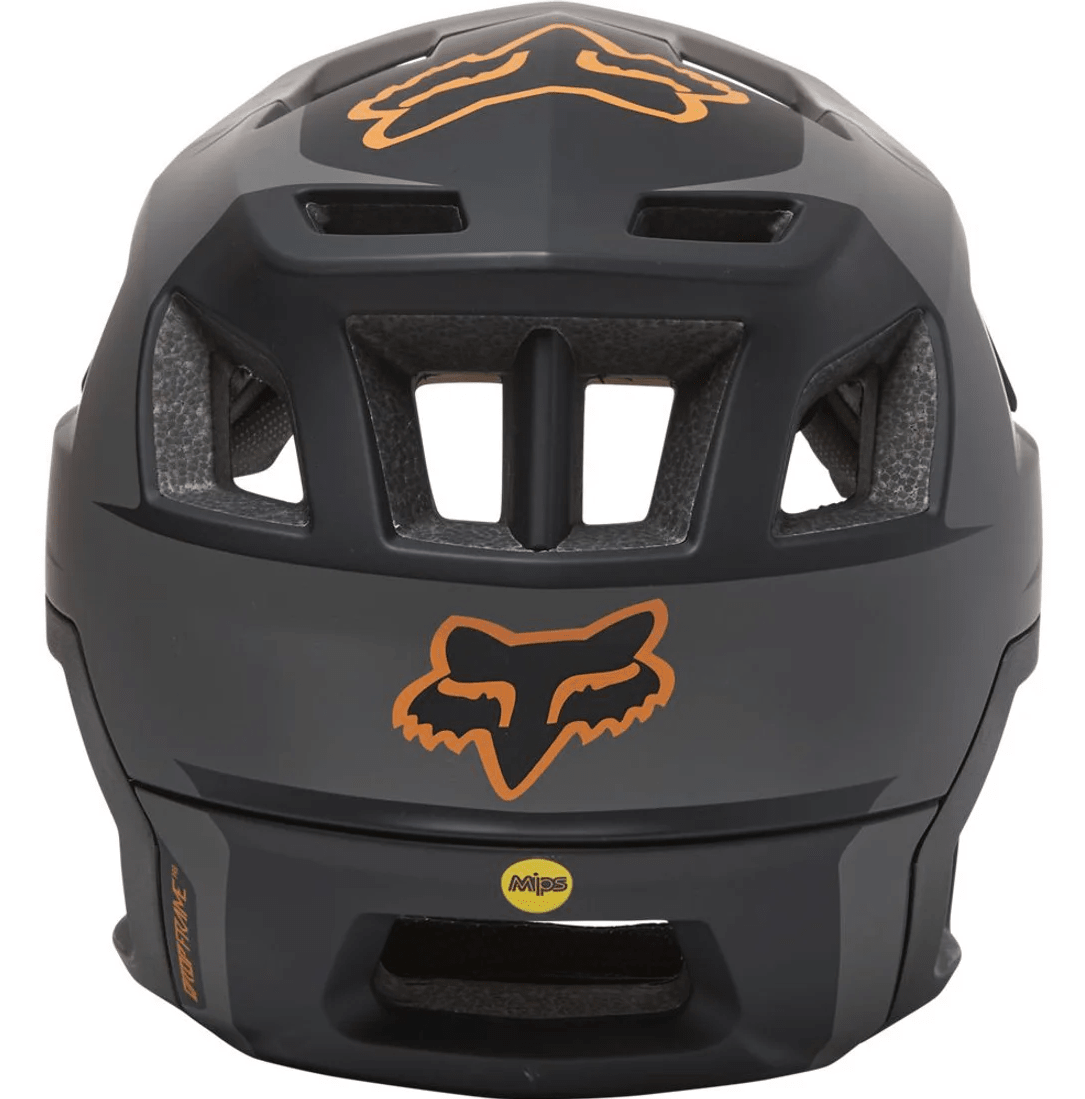 CASCO FOX DROPFRAME PRO NEGRO/DORADO4