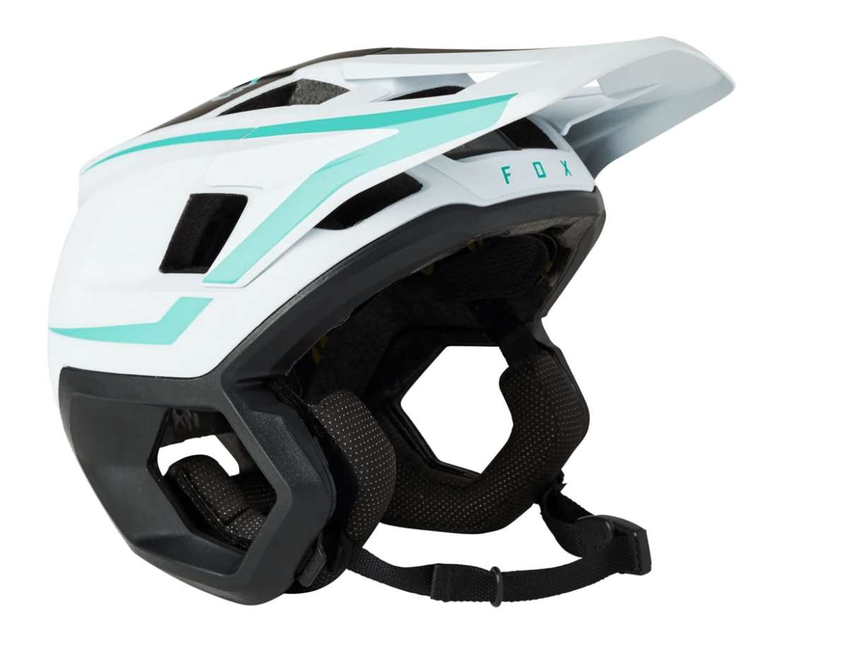 CASCO FOX DROPFRAME BLANCO VERDE TALLA L2