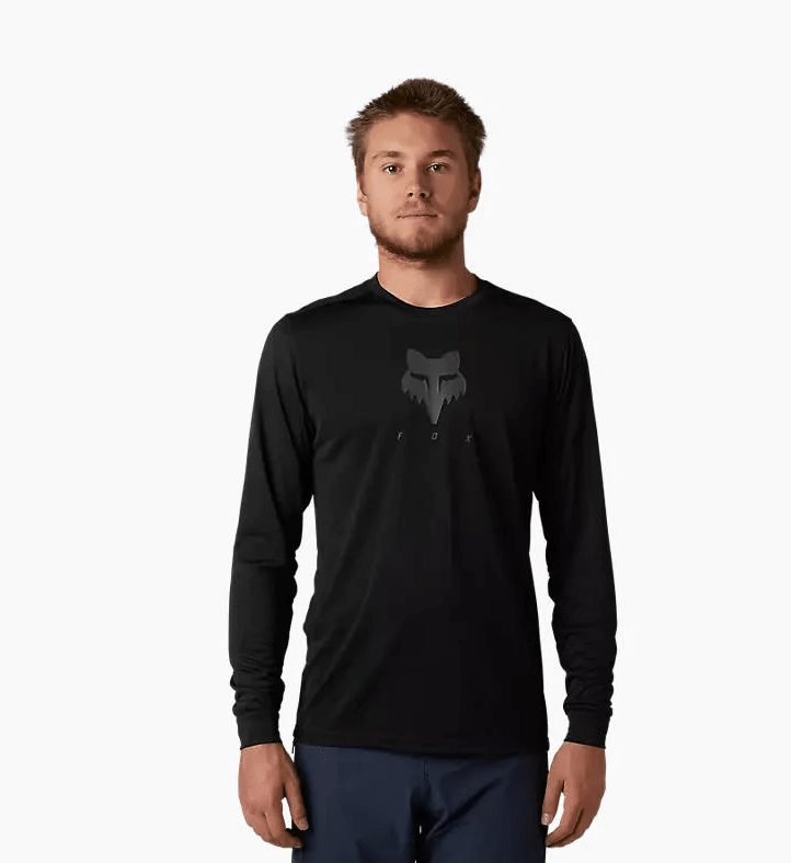 JERSEY TRU DRI LS BLACK2