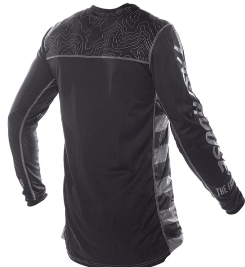 JERSEY FASTHOUSE OFF-ROAD BLACK/WHITE TALLA M2