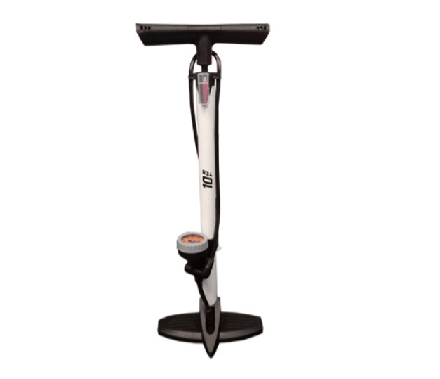 BOMBIN DE PIE 10TEN CON MANOMETRO BLANCO1