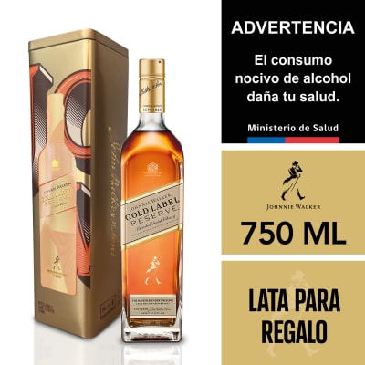Johnnie Walker Gold Label Reserve 750 Ml + Caja Metálica1