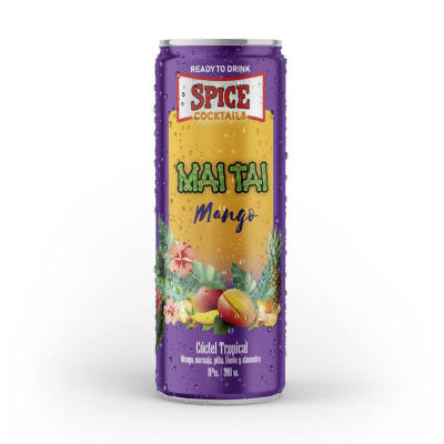 Cóctel Spice Mango Mai Tai 11° lata de 310 cc.1