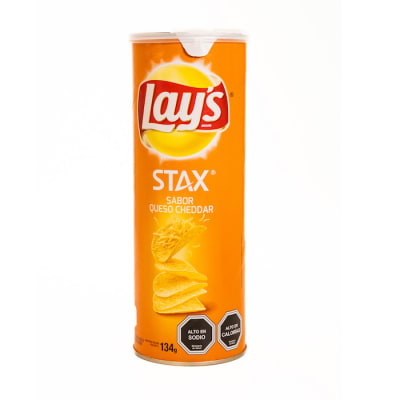 Papas Fritas Lay's Stax Queso Cheddar 134 grs