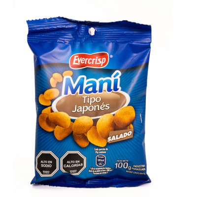 Maní Evercrisp Japonés 100 grs