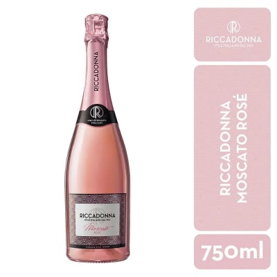 Espumante Riccadonna Moscato Rosé 8° 750Cc1
