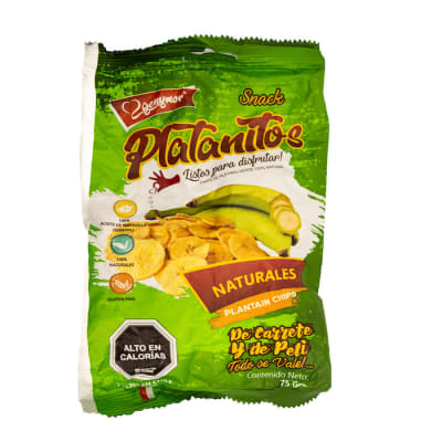 Platanitos Genymor Naturales 75 grs