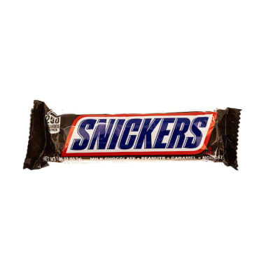 Barra De Chocolate Snickers 52.7 grs