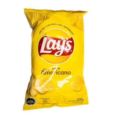 Papas Fritas Lay's Corte Americano