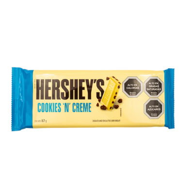 Barra De Chocolate Hershey's Cookies 'N' Cream 87 grs1