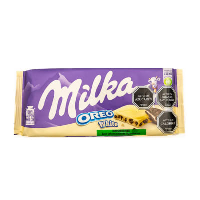 Barra de Chocolate Milka Oreo Blanco 100 grs1