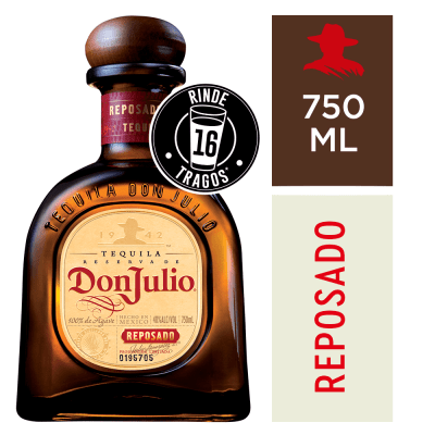 Tequila Don Julio Reposado 750 Cc