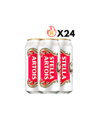 Pack Cerveza Stella Artois 5° Lata 473 Cc X 24 Und.