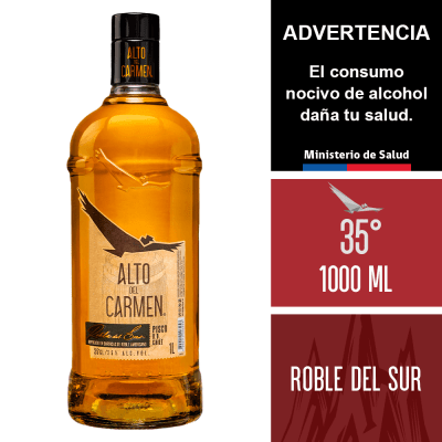 Pisco Alto del Carmen Roble del Sur 35° 1,0 lt.