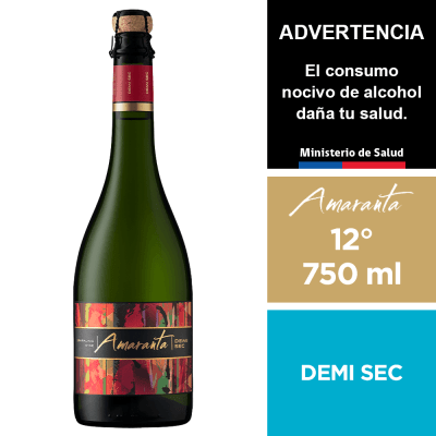 Espumante Amaranta Demi Sec 750 Cc1