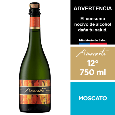 Espumante Amaranta Moscato 12° 750 Cc