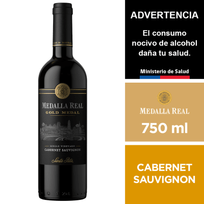 Vino Medalla Real Gold Cabernet Sauvignon 750 ml.