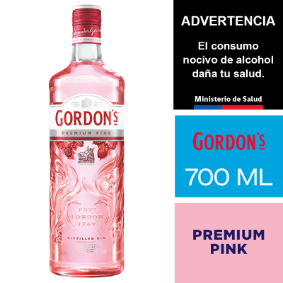 Gin Gordon´s Pink 37,5° 700 Cc