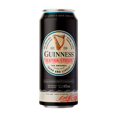 Cerveza Guinness Extra Stout Lata 5° 473cc1