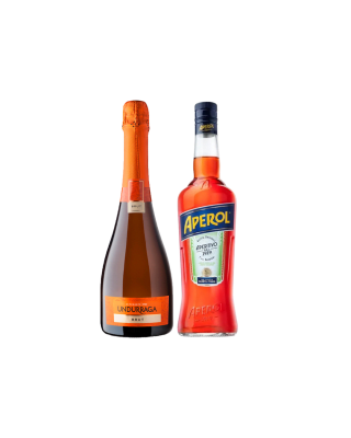Pack Espumante Undurraga Brut 750 Cc + Aperol 750 Cc