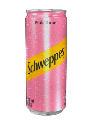 Lata Schweppes Pink Tonic 310 ml