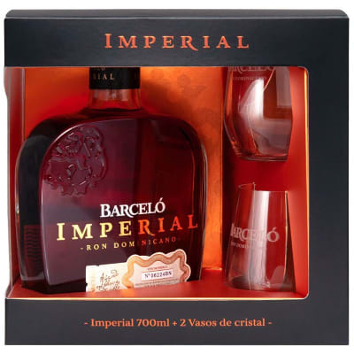 Ron Barceló Imperial 700Cc + 2 Vasos De Regalo1