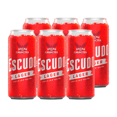 Pack Cerveza Escudo Roja 6 X 470 Cc