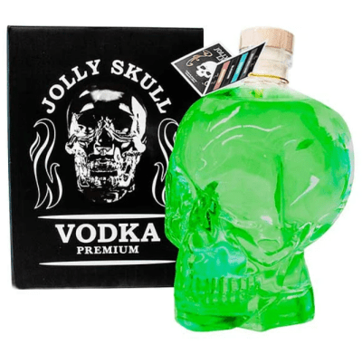 Vodka Jolly Skull Apple 1000 Cc1