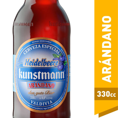 Cerveza Kunstmann Arandano Ale 4.8° 330 Cc1